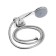 ACCOONA A6275 bath mixer, double -leaf, divertor in the case, with a shower set, chrome
