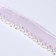 Decorative tape with beads, 12 mm, 4.5 ± 0.5 m, lilac color No. 44