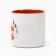 Ceramic "Fox" mug, 380 ml, white color