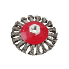 Brush flat kwb, d = 100 mm, twisted wire d = 0.5, mount M14, HSS steel