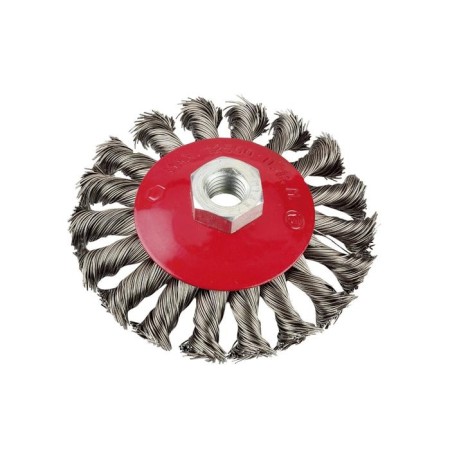 Brush flat kwb, d = 100 mm, twisted wire d = 0.5, mount M14, HSS steel