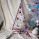 LED figure "Rose Christmas tree", 28 × 50 × 13 cm, 10 watts, 220 V