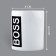 Ceramic mug "Mom Boss", 320 ml, white color