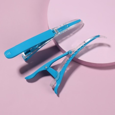 Hair clips, set - 2 pcs, 13.7 cm, color mix-1