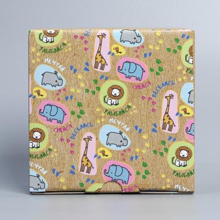 Box Gift team, packaging, "fun", 15 x 15 x 7 cm-3