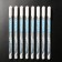 Set of gel pens 3 colors, white, silver, golden