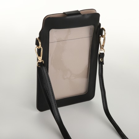 Female bag, cross-bodi, on the magnet, the color is black-1