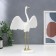 Souvenir Polystone "White Heron - Preparation for flight" 33x8.7x22 cm