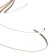 Suspended chandelier Mantra Nur, LED, 6200LM, 2800K, 1100 mm, white color