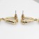 Earrings with pearls "harbor" consciousness, color gold