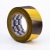 KlebeBander fencing tape, 50mm*200m, black-yellow, non-nuclear