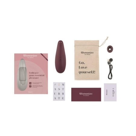 Contactly clitoral stimulator Womanizer Classic 2 burgundy-4