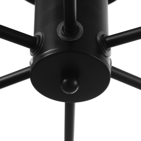 Ceiling chandelier "Orion" 6x60W E27 Color: Black-7