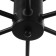 Ceiling chandelier "Orion" 6x60W E27 Color: Black