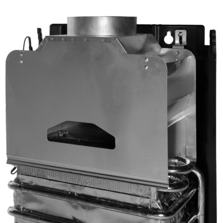 Gas column Ballu Gwh 10 Fiery Glass Carbon, 20 kW, wall, black-13