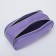 Cosmetic bag 2x Style, 21*7*8, 2 Potod on zippers, purple