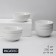 A set of platform plates of deep Magistro Mien, 6 items: 500 ml, d = 14 cm, white color
