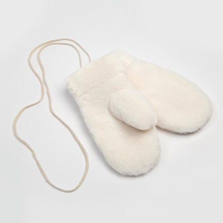 Women's mittens minku "Tender", rr 22cm, col. lactic-1