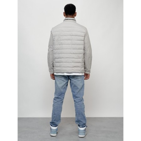 Male spring jacket, size 50, light-gray color