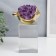 Interior brass souvenir, quartz "Golden grenade with amethyst" 18x8x8 cm