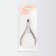 Manicure nippers for cuticle, double spring, 9.5 cm, blade length - 10 mm, on the blist, silver color