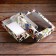 Gift box, lid is, with the “New Year's post” window, 18 x 15 x 5 cm