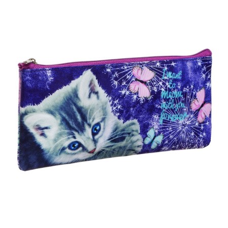 Penal soft, 1 department, 90 x 210 x 10 mm, flat, Attomex Cute Kitty, textiles 7024322