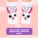 Clothes for puppets "Bunny", socks, 2 pairs
