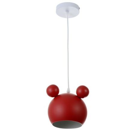 Bayerlux lamp "Barney" E27 40W red 20x20x20-120cm
