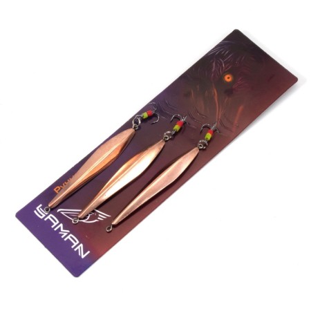 Vertical "Yaman" Bulava with a tee, size 60 mm, 10.7 g, color copper-4