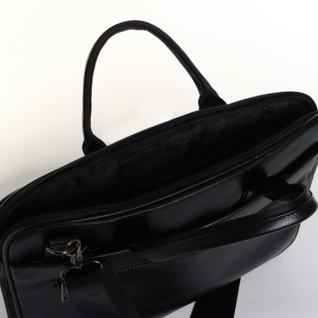 Male bag, black color-3