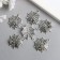 Decor Metal for Creativity "Spider and Web" silver 4503 2.9x2.6 cm