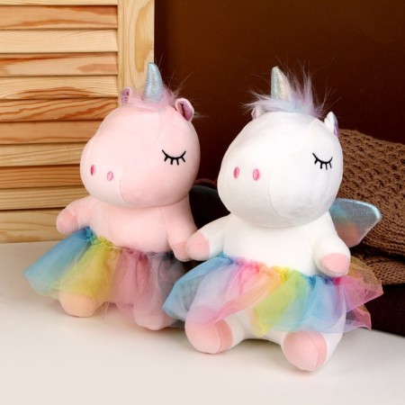 Soft toy "Unicorn", Mix Colors-3