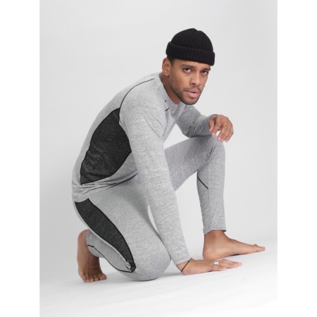 Thermal underwear is male, size 52-54, the color is light gray-11
