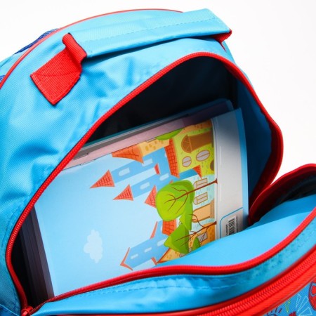 School backpack with an ergonomic back, 37x26x15 cm, Spider-Man-7