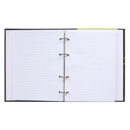 Notebook on rings, 160 sheets in the Avocado Style cage, hard cover, glossy lamination, with a change of block-1