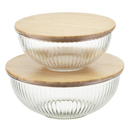 Liberty Jones Harmy, glass, bamboo cover, 2 l-7