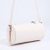 Bag Cross-Bodi with a zipper, white color