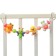 Stretching to a stroller/crib "Monkey and Friends", 4 toys, color mix, crush me