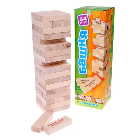 Tower with tasks for children