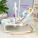 Shakeslong - rocking for newborns "Funny animals", game arc, toys mix