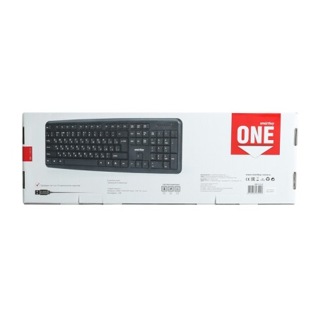 Smartbuy One 112 keyboard, wired, membrane, 104 keys, USB, black-5