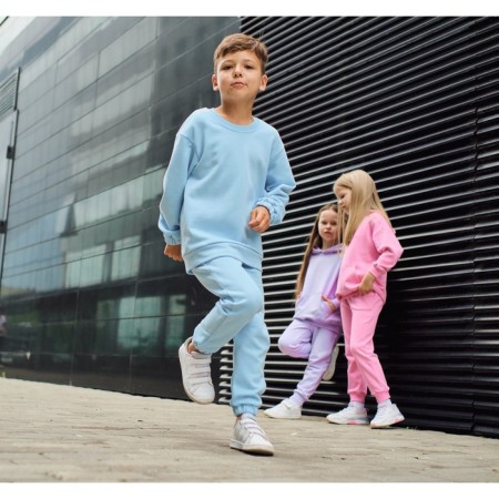 Костюм детский (свитшот, брюки) KAFTAN "Basic line", размер 28 (86-92), цвет голубой-8