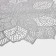 Set of serving napkins on the table “Flower”, 4 pcs, 43 × 43 cm, silver color