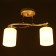 Lust Gallop "Landry" 2x60W E27 White-gold