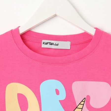 T -shirt Children's KAFTAN "Unicorn", p. 28 (86-92 cm), bright pink-5