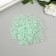 Set of matte beads "Astra" 6 mm, 20 g, mint