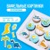 Vaphal pictures edible “Happy Birthday, Baby” for Capcakes, Konfinetta Cake, 16 pcs.
