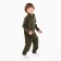 Overalls for a boy, khaki color, height 92-98 cm