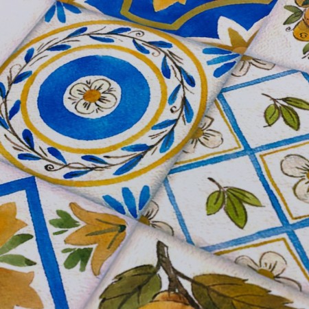 Joy Home Serving napkin, Mayolika, 26x41 cm-1